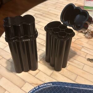 Black Party Favor Container Set